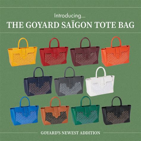 goyard saigon size|goyard saigon tote bag cost.